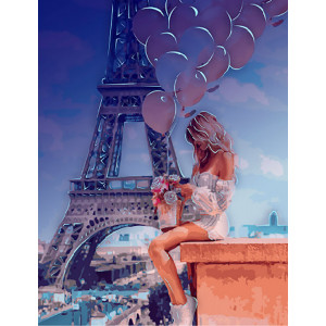 Картина по номерам "Мечты о Париже"