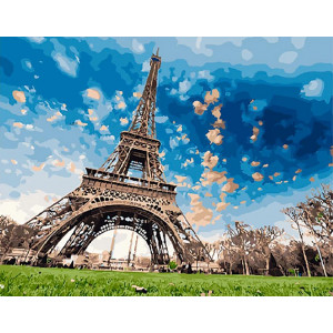 Картина по номерам "Небо Парижа"
