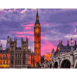 Картина по номерам "Вечерний Лондон"