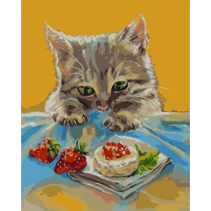 Картина по номерам "Котёнок"