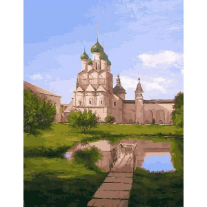 Картина по номерам "Летний храм"