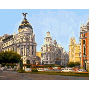 Картина по номерам "Мадрид Испания"
