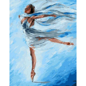 Картина по номерам "Свободная балерина"
