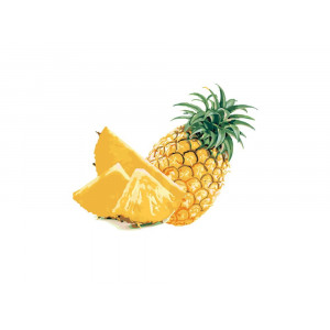 Картина по номерам "Сочный ананас"