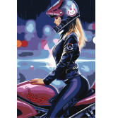 Картина по номерам "Мотоциклетка"