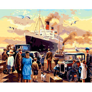 Картина по номерам "Отбытие Титаника"