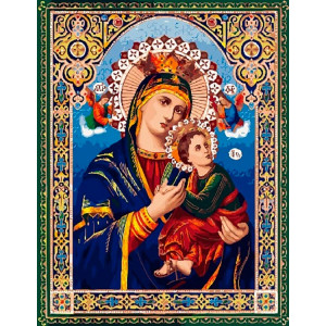 Картина по номерам "Ікона Божої Матері"