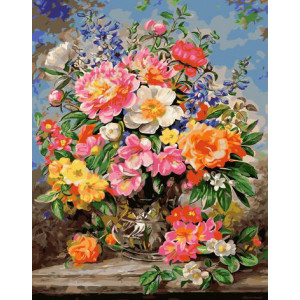 Картина по номерам "Благоухание цветов"