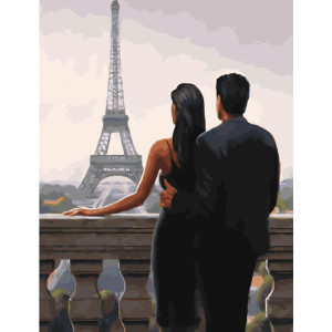 Картина по номерам "В Париж с любимым"