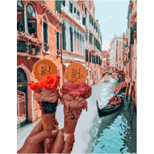Картина по номерам "Венецианское мороженое"