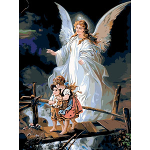 Картина по номерам "Ангел-Хранитель"