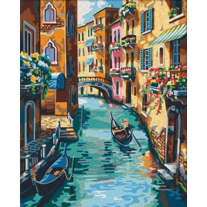 Картина по номерам "Венецианский канал"