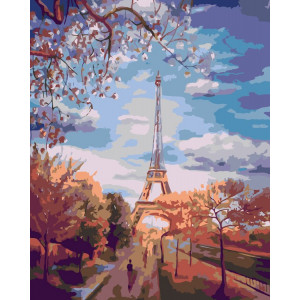 Картина по номерам "Осень в Париже"