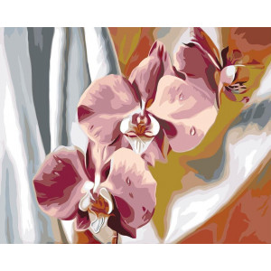 Картина по номерам "Розовые орхидеи"