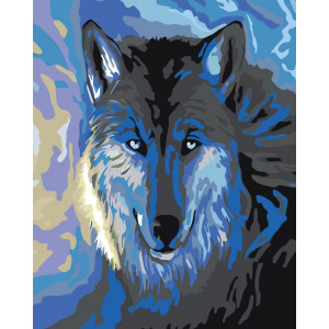 Картина по номерам "Одинокий волк"