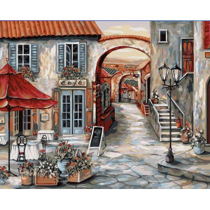 Картина по номерам "Італійське кафе"