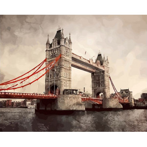 Картина по номерам "Лондон. Тауэрский мост"