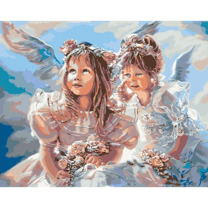Картина по номерам "Маленькі ангели"