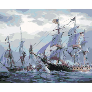 Картина по номерам "Морський флот"