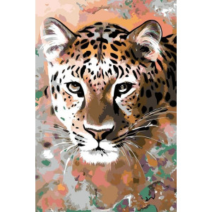Картина по номерам "Леопард"