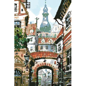 Картина по номерам "Уют старого города"
