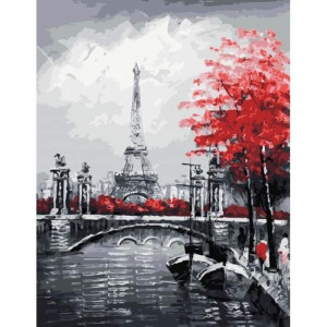 Картина по номерам "Відтінки Парижа"