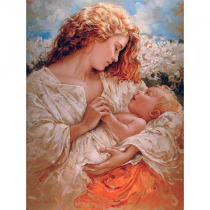 Картина по номерам "Мать и дитя"
