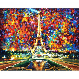Картина по номерам "Барвистий Париж"