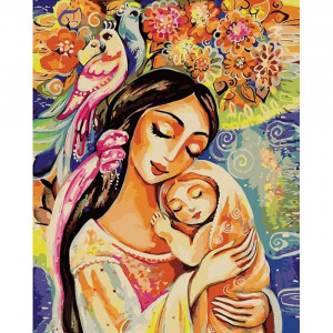 Картина по номерам "Любовь матери"