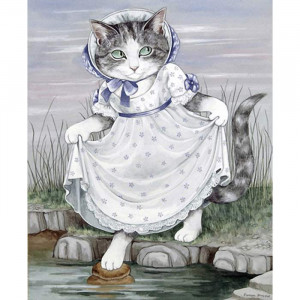 Картина по номерам "Миссис кошка"