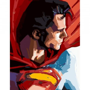 Картина по номерам "Супермен"