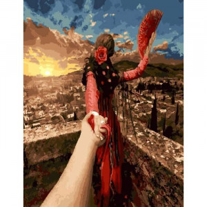 Картина по номерам "Следуй за мной: Фламенко"