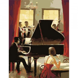 Картина по номерам "Піаніст"