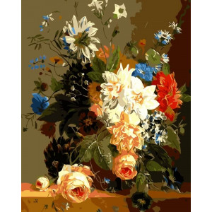 Картина по номерам "Розкішні квіти"