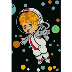 Картина по номерам "Відважний космонавт"