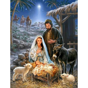 Картина по номерам "Різдво Христове"