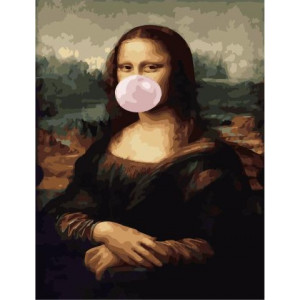 Картина по номерам "Мона Лиза с жевачкой"