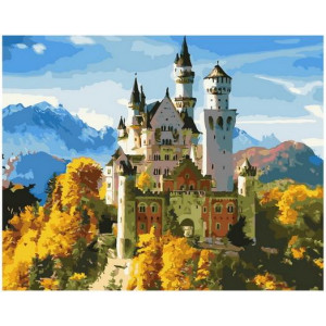 Картина по номерам "Замок під сонцем"
