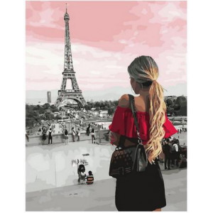 Картина по номерам "Зустріч із Парижем"