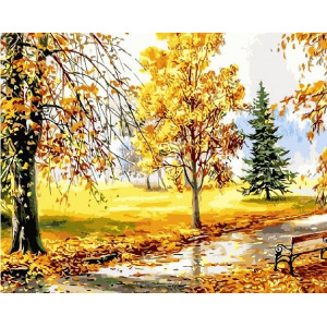 Картина по номерам "Осень пришла"