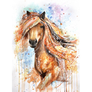 Картина по номерам "Волшебная лошадь"