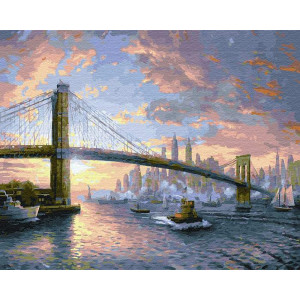 Картина по номерам "Бруклинский мост"