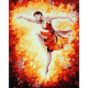 Картина по номерам "Огненные танцы"