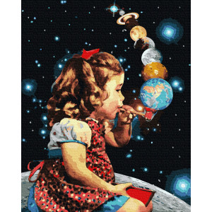 Картина по номерам "Космические пузыри"