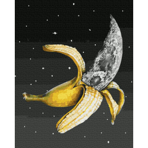 Картина по номерам "Банановая луна"