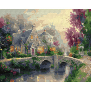 Картина по номерам "Дом у каменного моста"