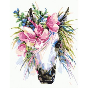 Картина по номерам "Прекрасная лошадь"