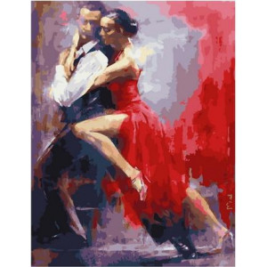 Картина по номерам "Танец страсти"