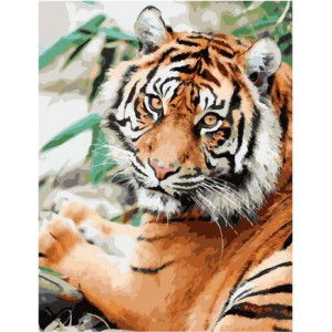 Картина по номерам "Могучий тигр"