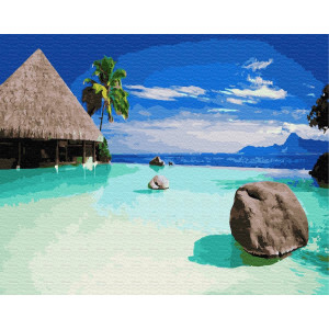 Картина по номерам "Пляж в Доминикане"